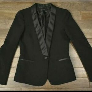 ZARA BASIC COLLECTION Black Tuxedo Blazer